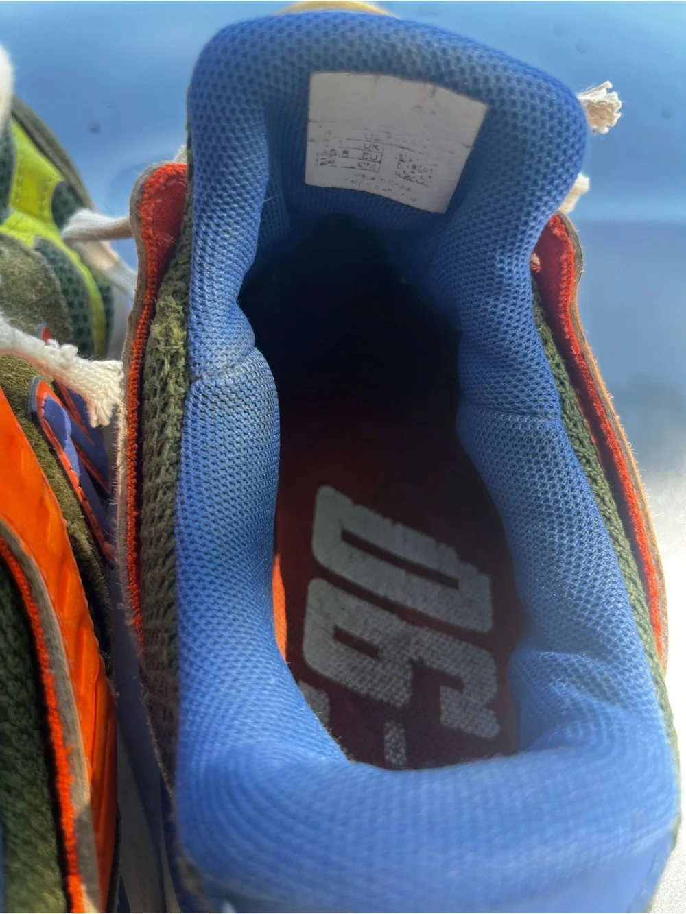 New Balance Multicolor Sneakers - Blue, Orange, Yellow